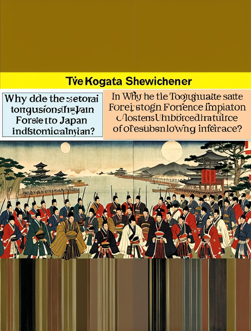 1. why did the tokugawa shogunate close japan to foreign influence