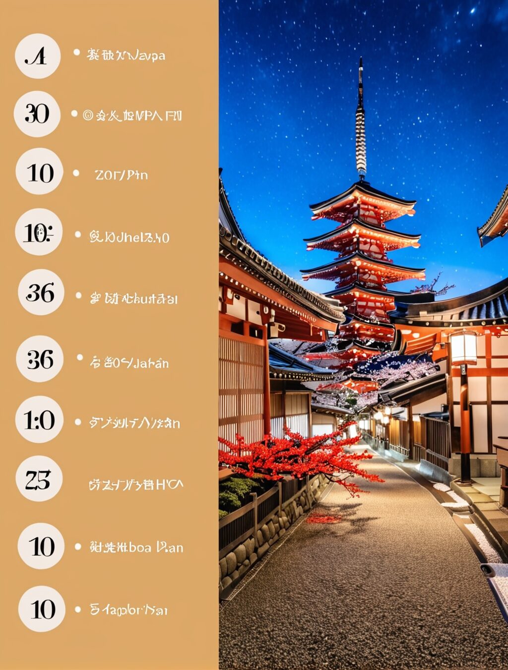 10 day japan itinerary december