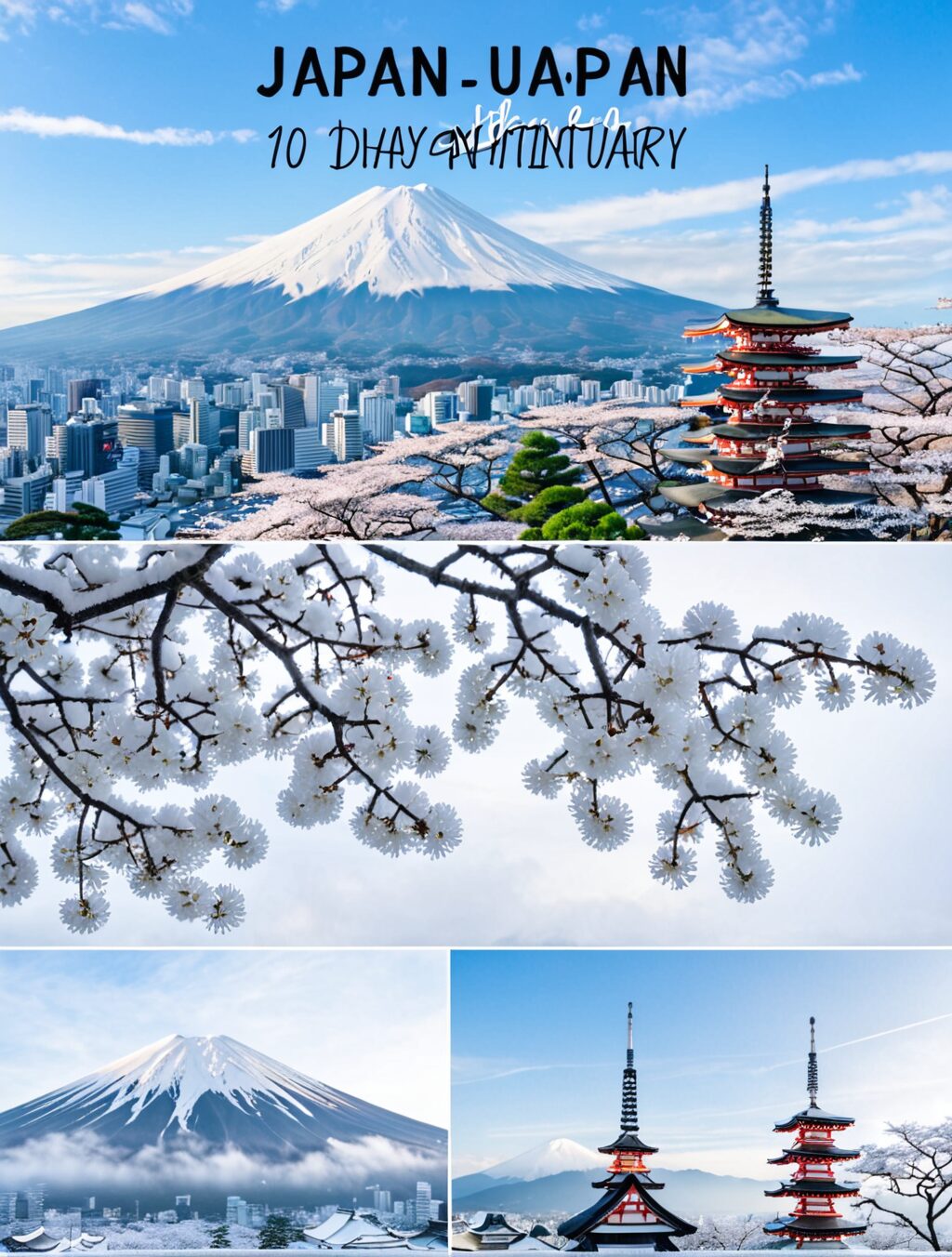 10 day japan itinerary december
