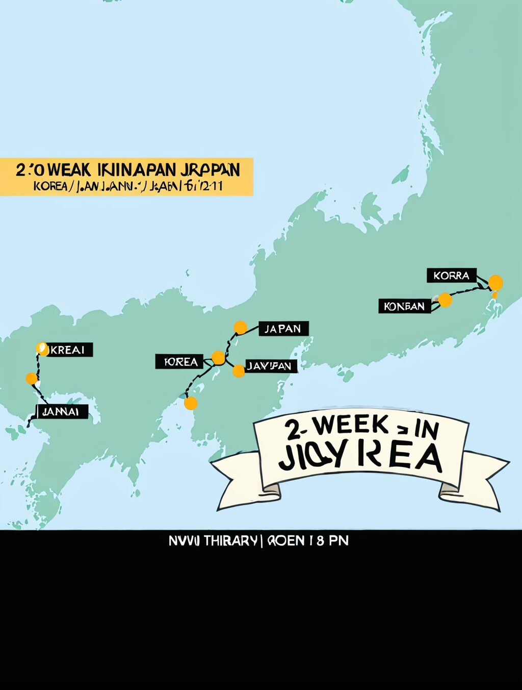 2 week itinerary korea and japan