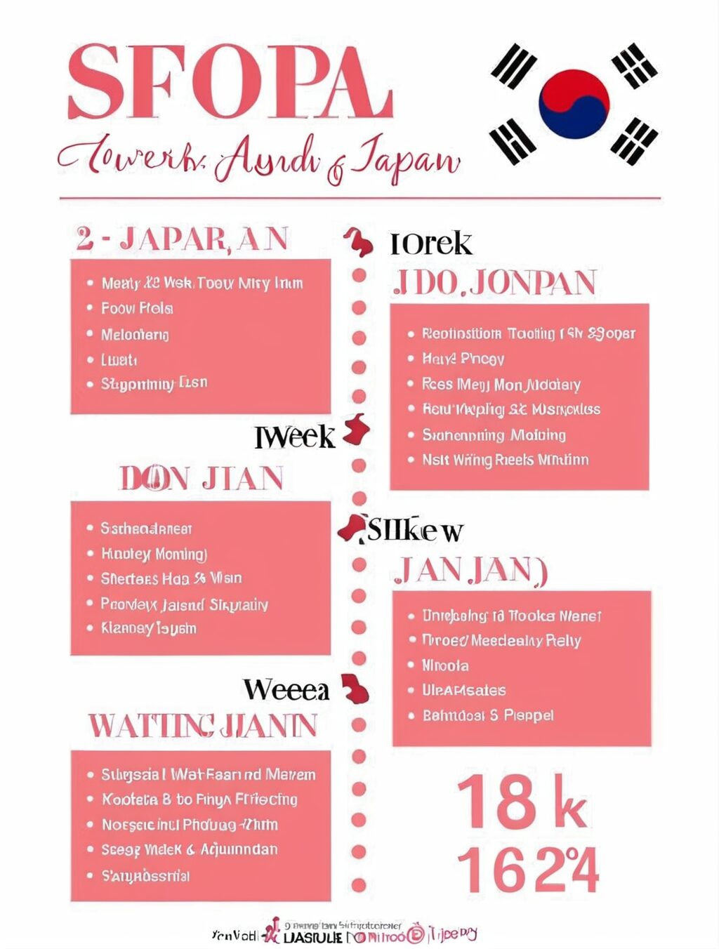 2 week itinerary korea and japan