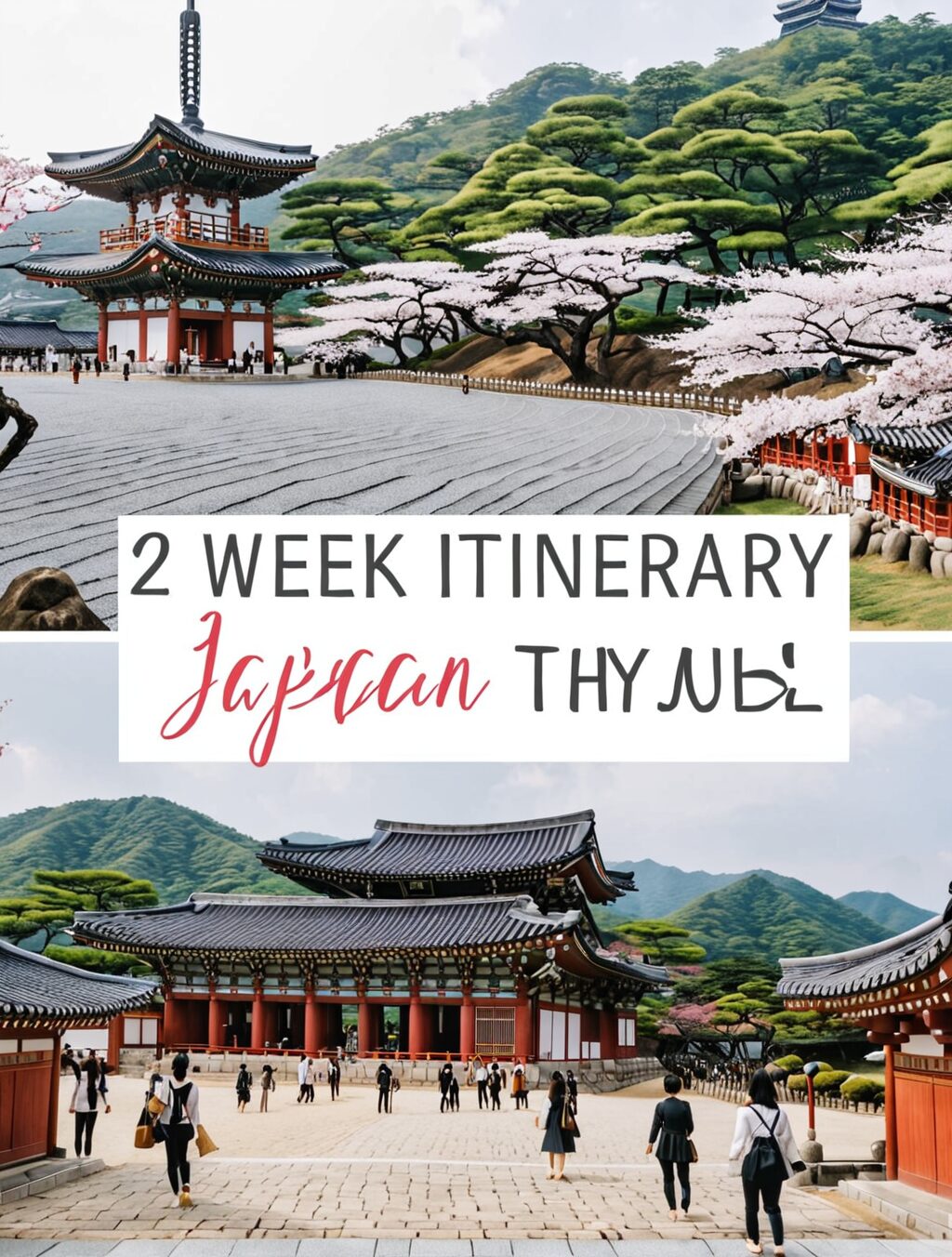 2 week itinerary korea and japan