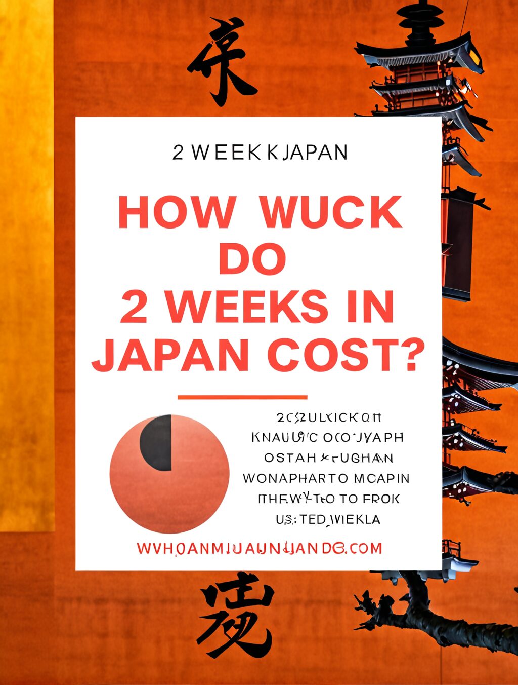 2 week japan cost