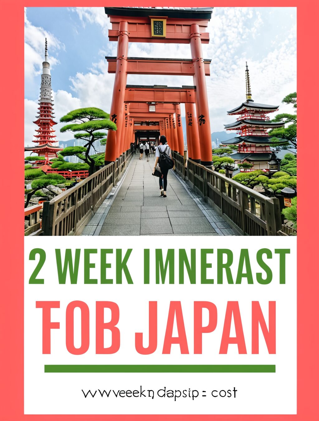 2 week japan trip cost