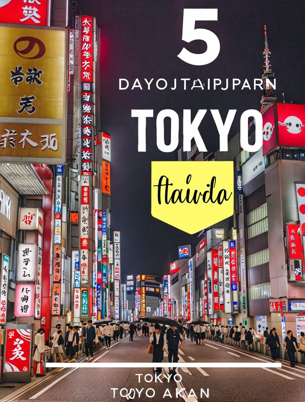 5 day tokyo japan itinerary