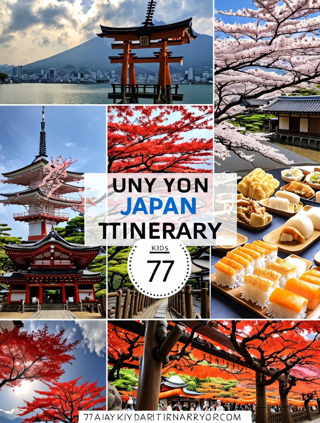 7 day itinerary japan with kids