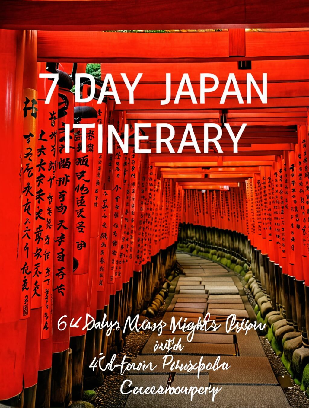 7 days 6 nights japan itinerary