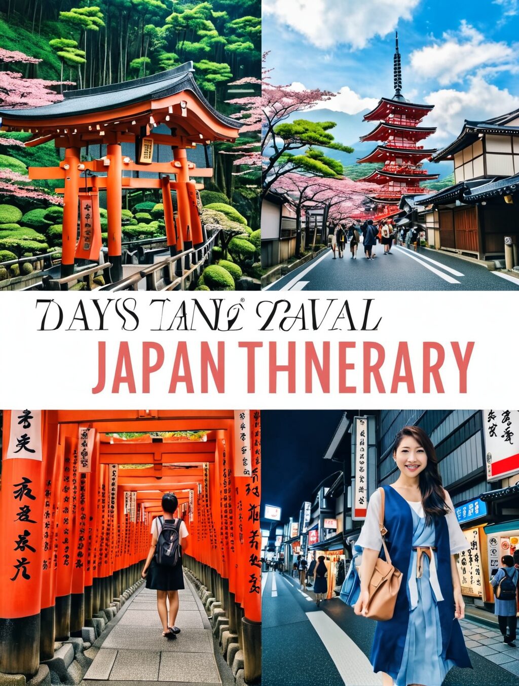 7 days travel itinerary japan