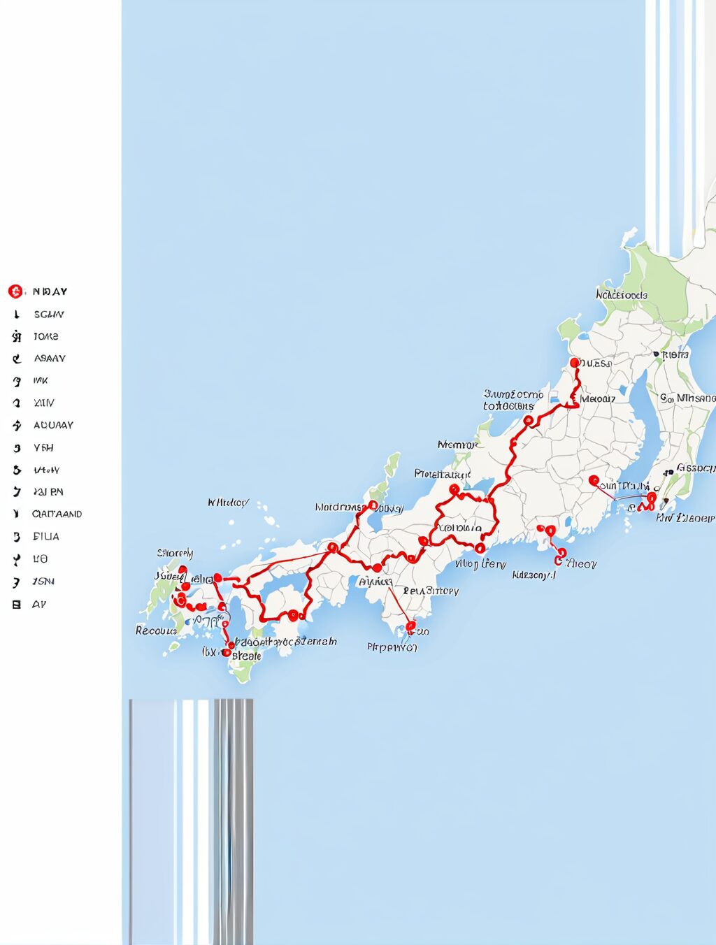 9 day itinerary japan