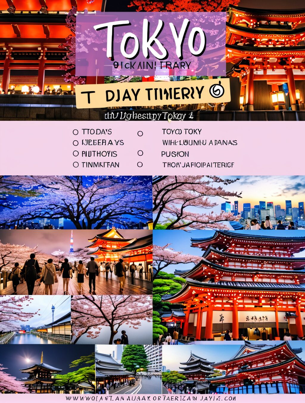 9 day itinerary tokyo japan