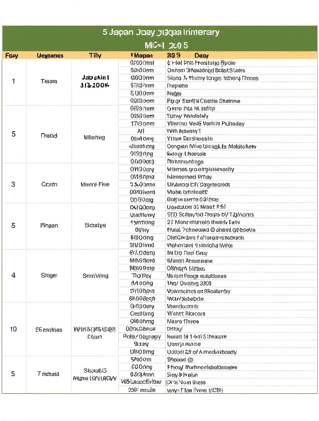 best 5 day japan itinerary