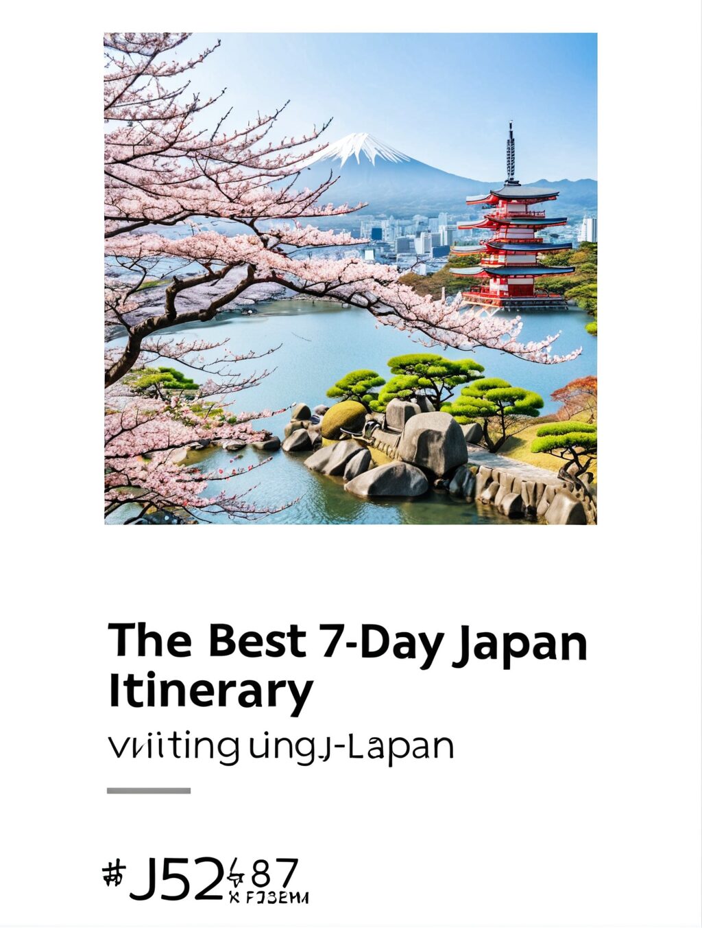 best 7 day itinerary japan