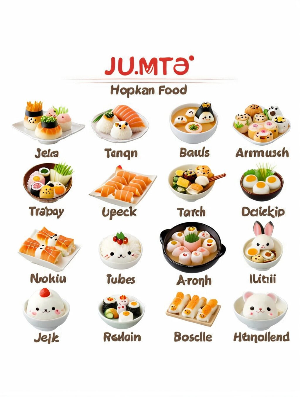 cute japan food names