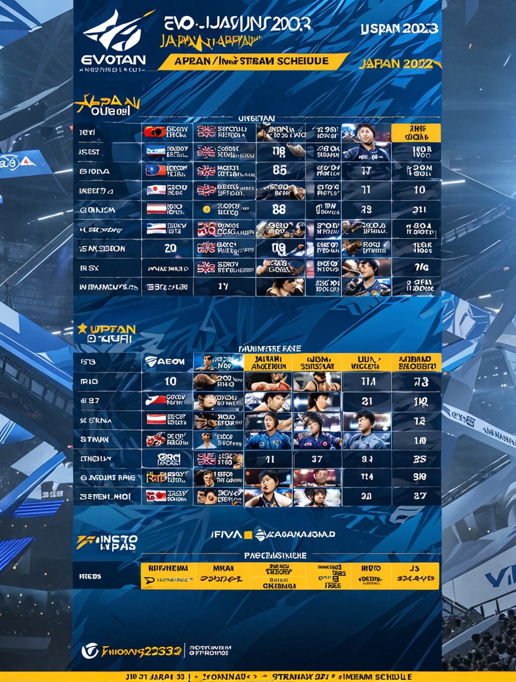 evo japan 2023 stream schedule