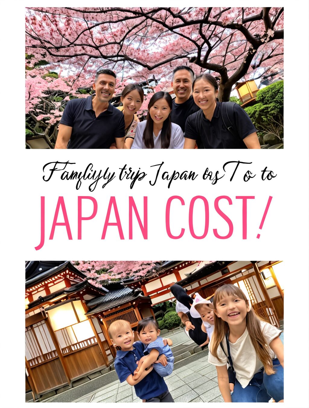 family trip to japan cost from australia