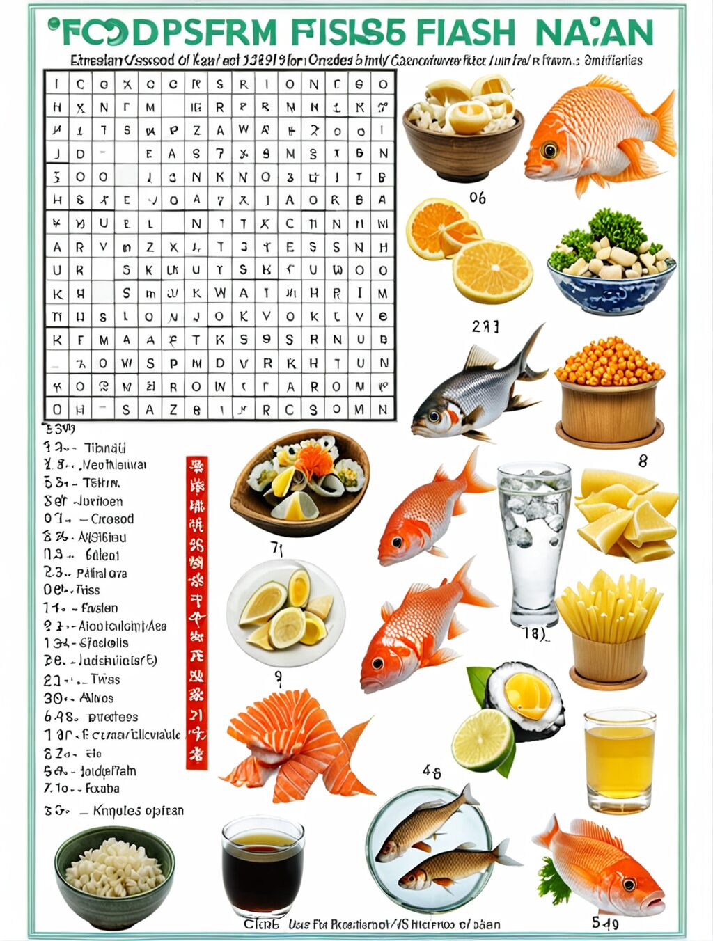 food fish of japan crossword clue