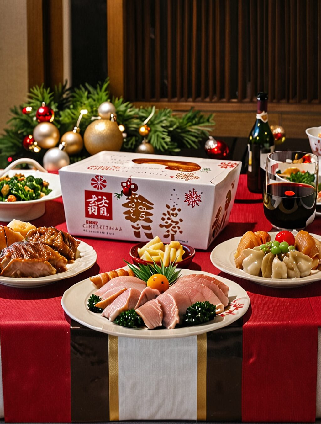 christmas meal/food in japan
