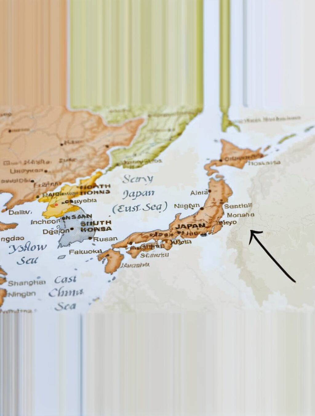 honshu japan map