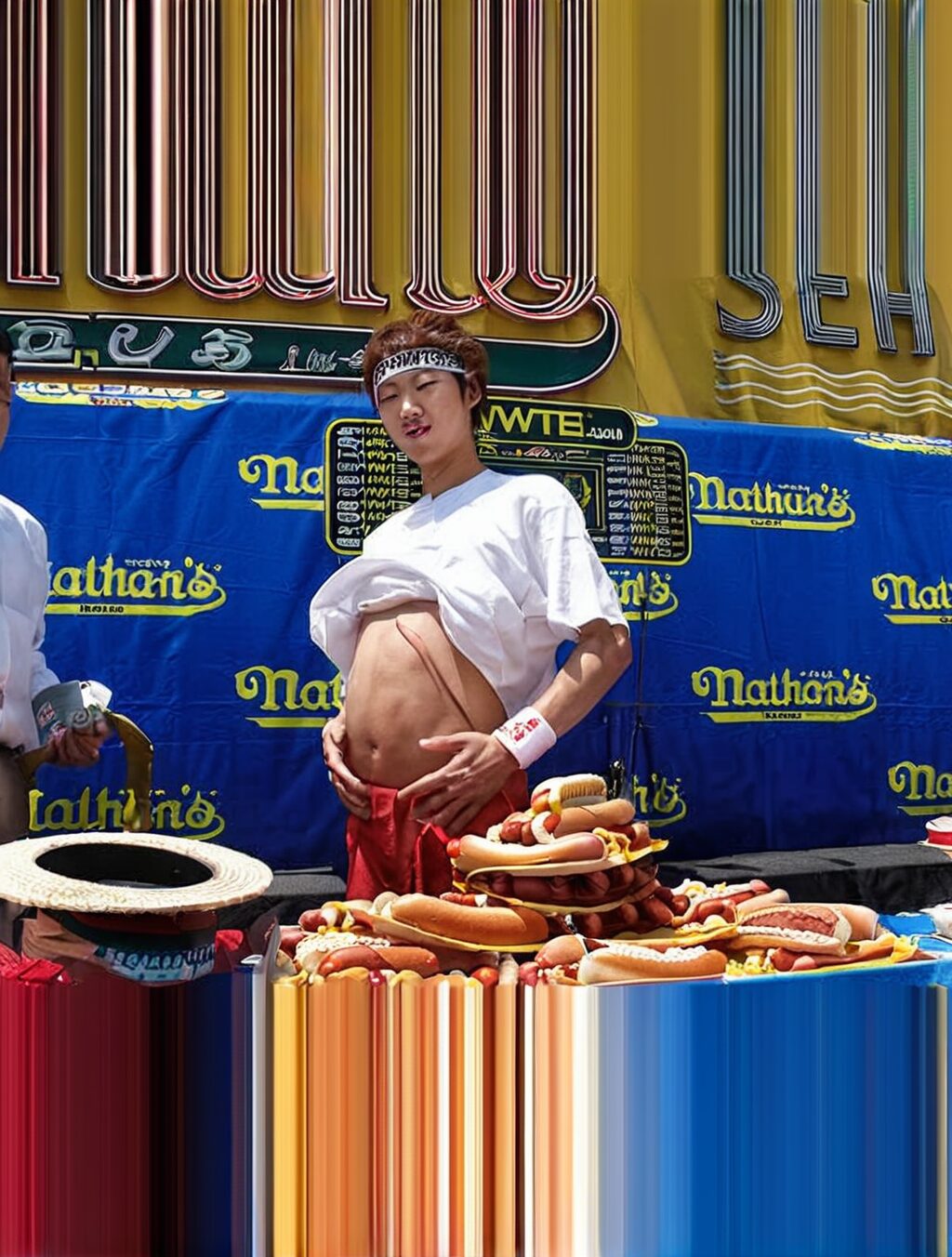 hot dog eating contest japanese