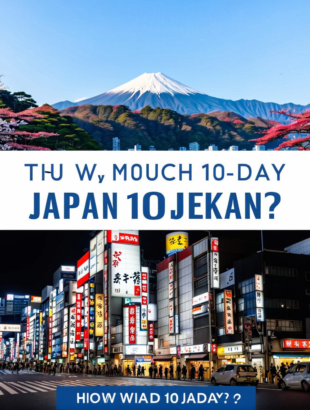 how much would a 10 day trip to japan cost