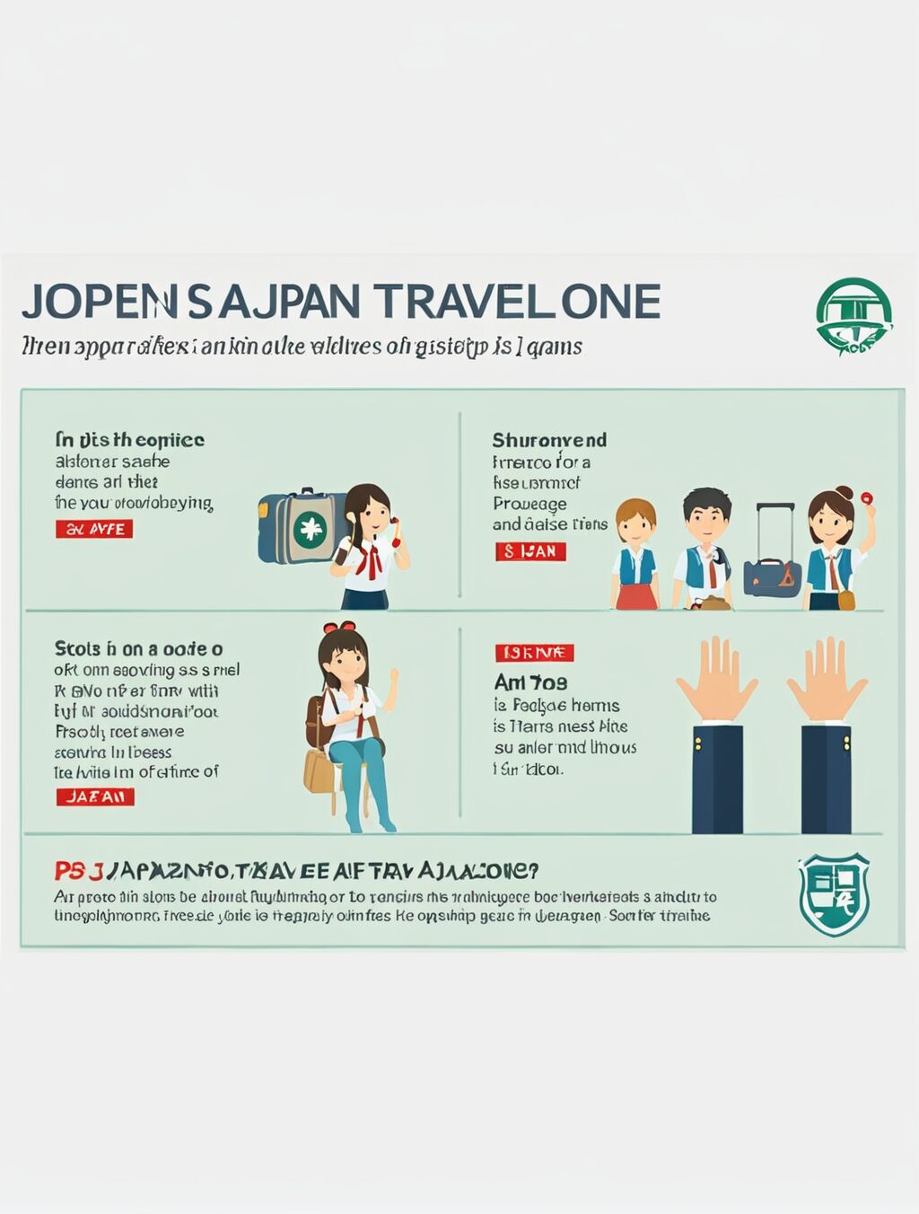 is japan safe to travel alone
