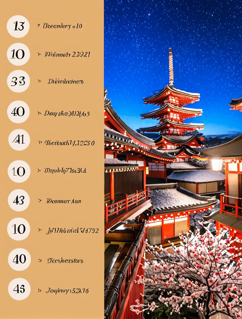 japan 10 day itinerary december