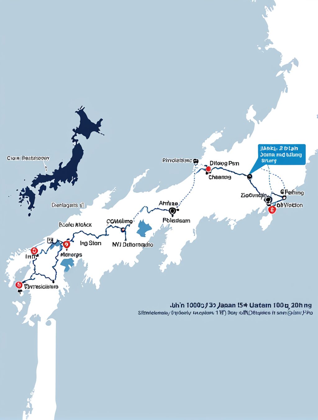 japan 10 day itinerary map