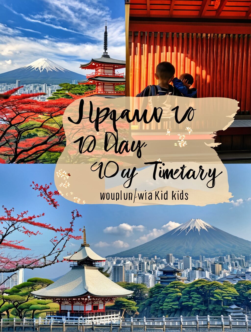 japan 10 day itinerary with kids