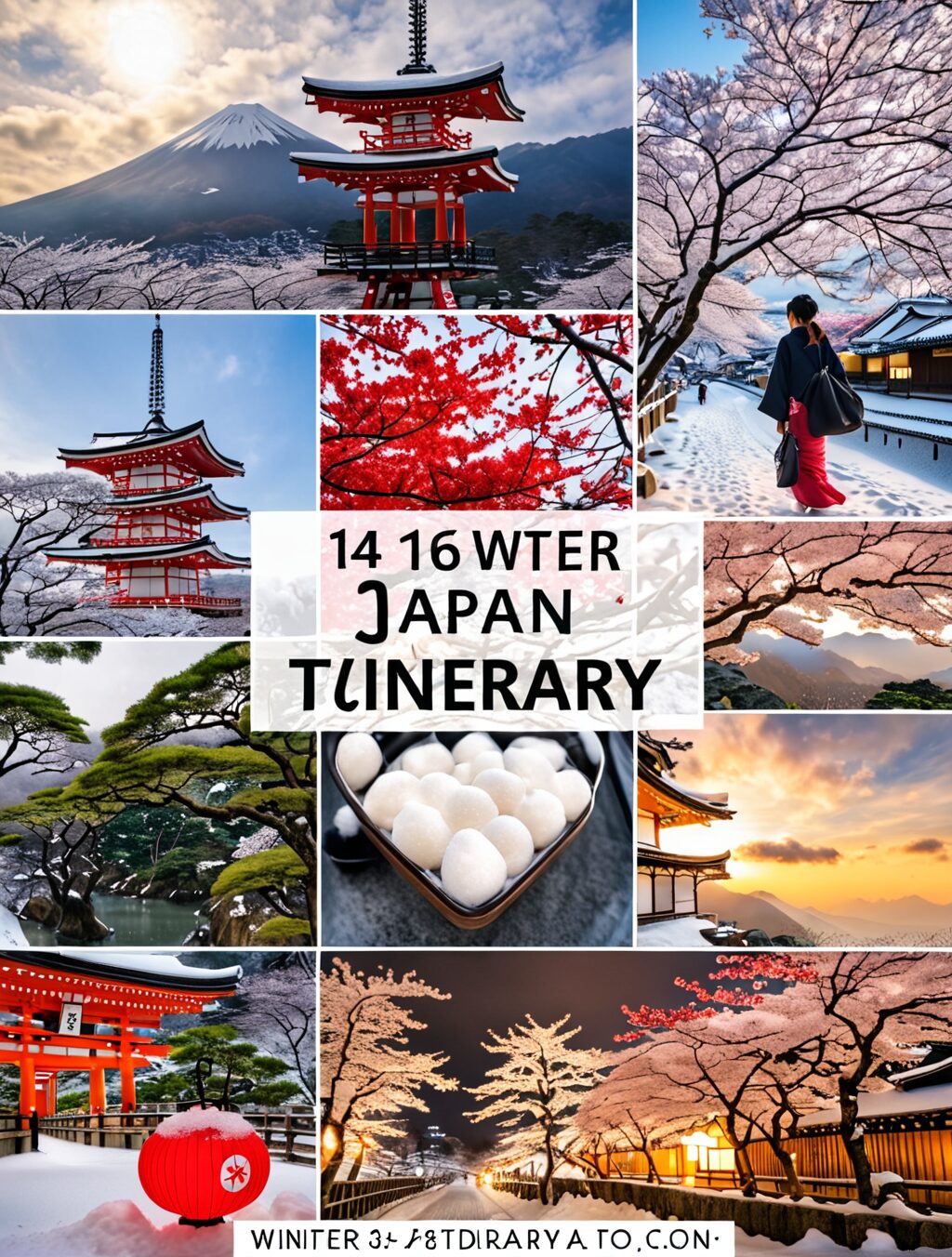 japan 7 day itinerary winter
