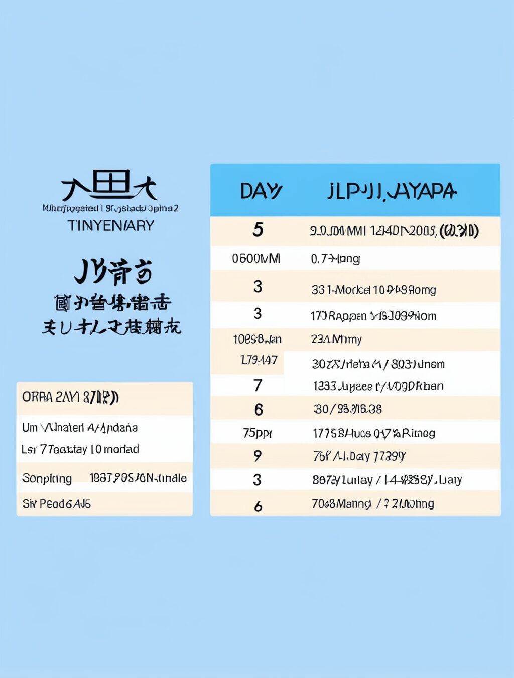 japan 8 day itinerary