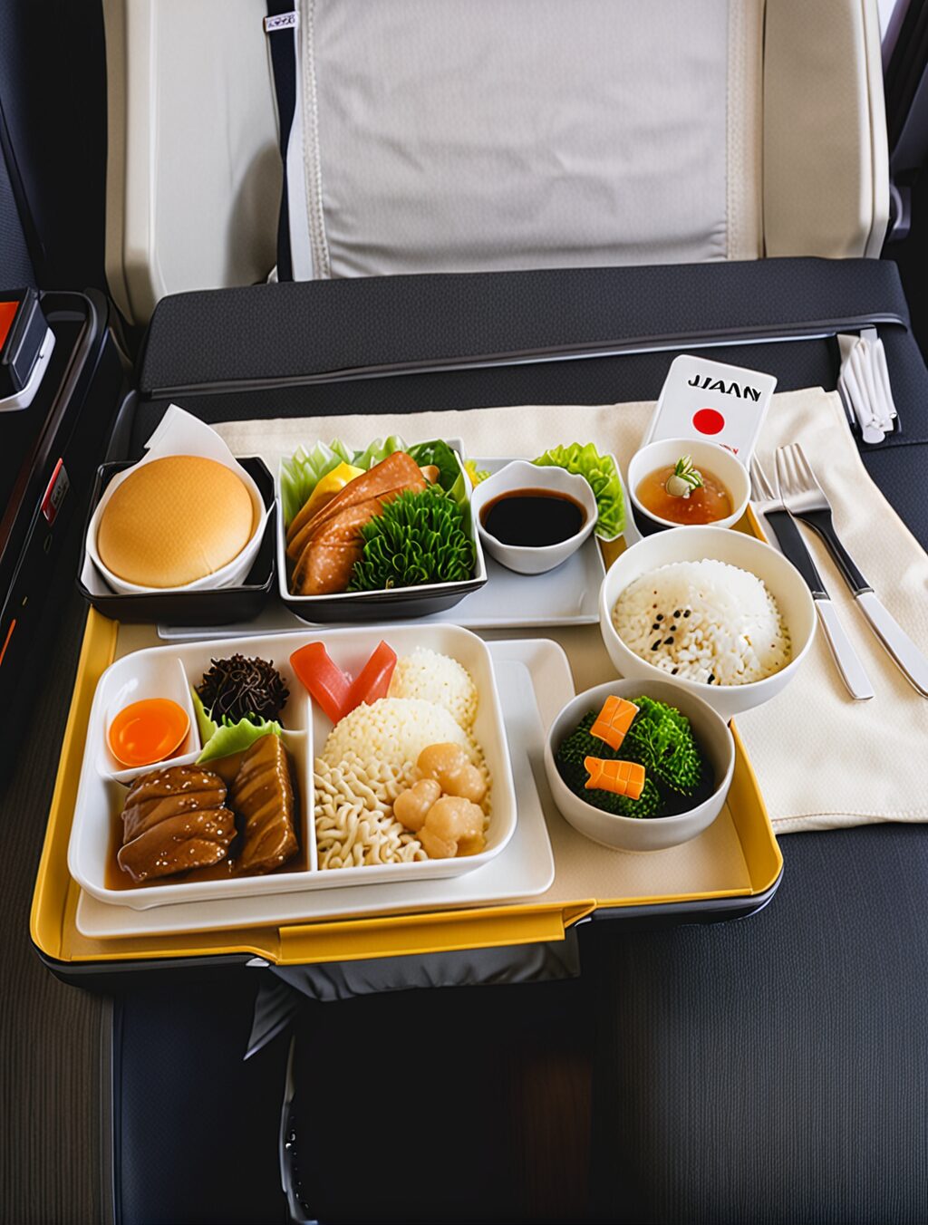 japan airlines economy food menu