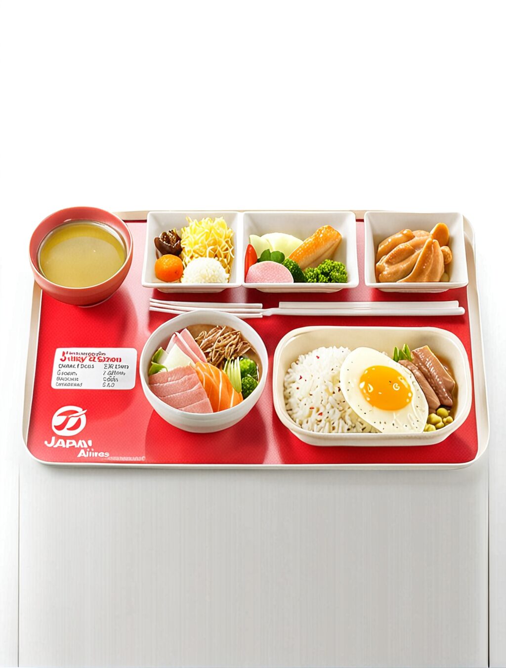 japan airlines economy food menu