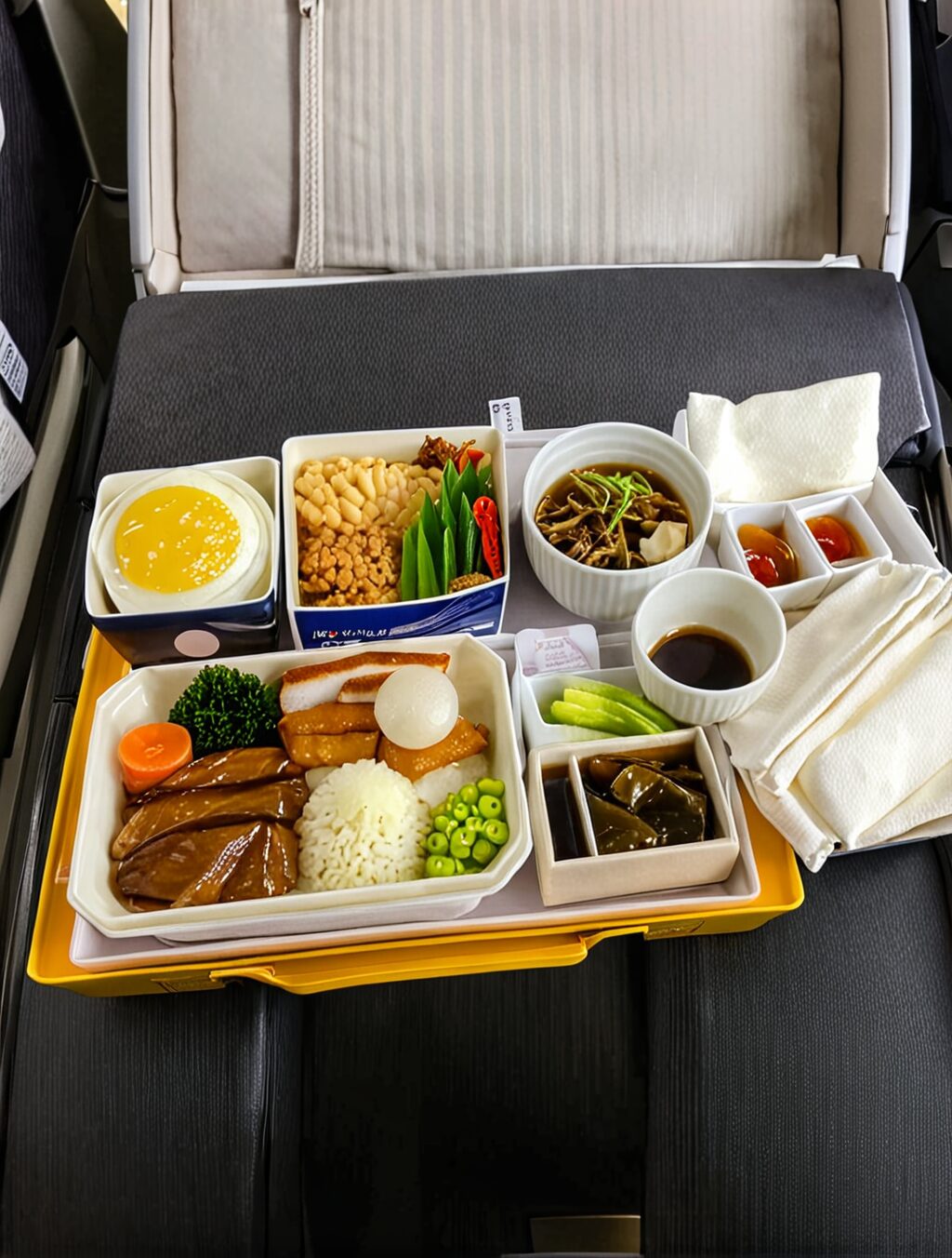 japan airlines economy food review