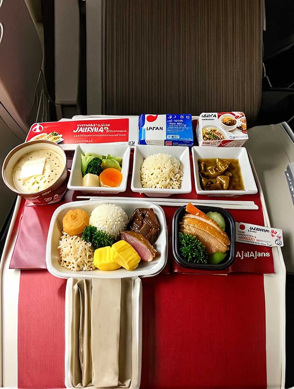 japan airlines economy food review