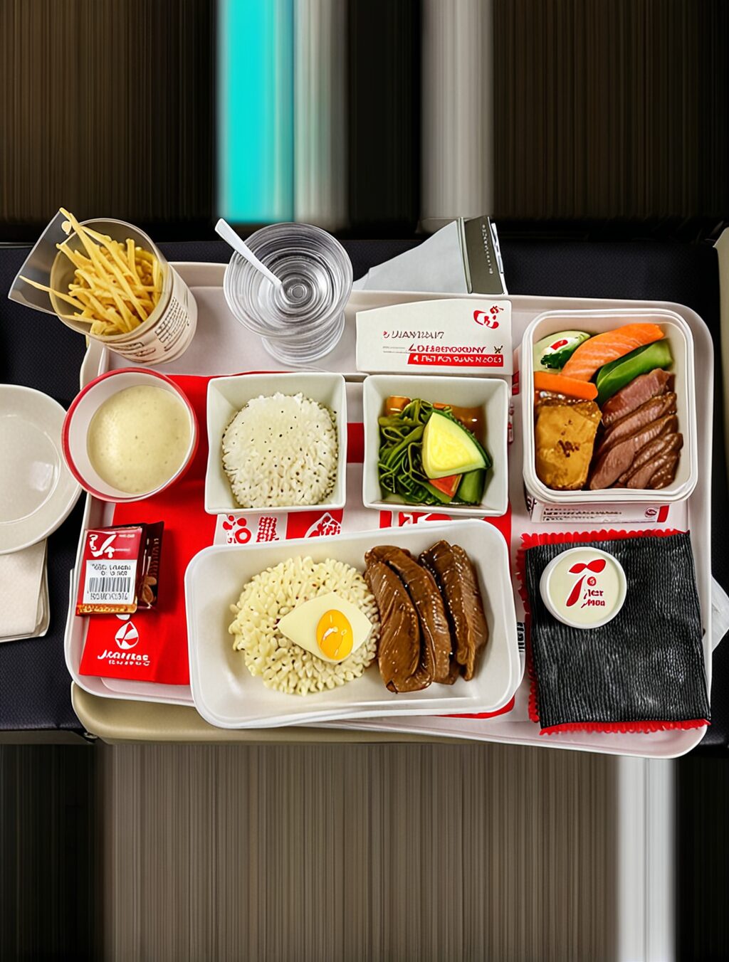 japan airlines economy food review