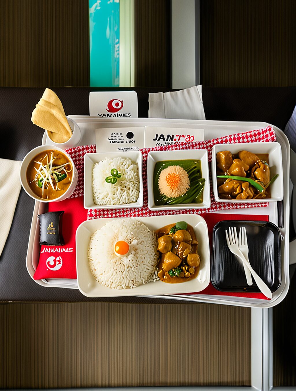 japan airlines indian food