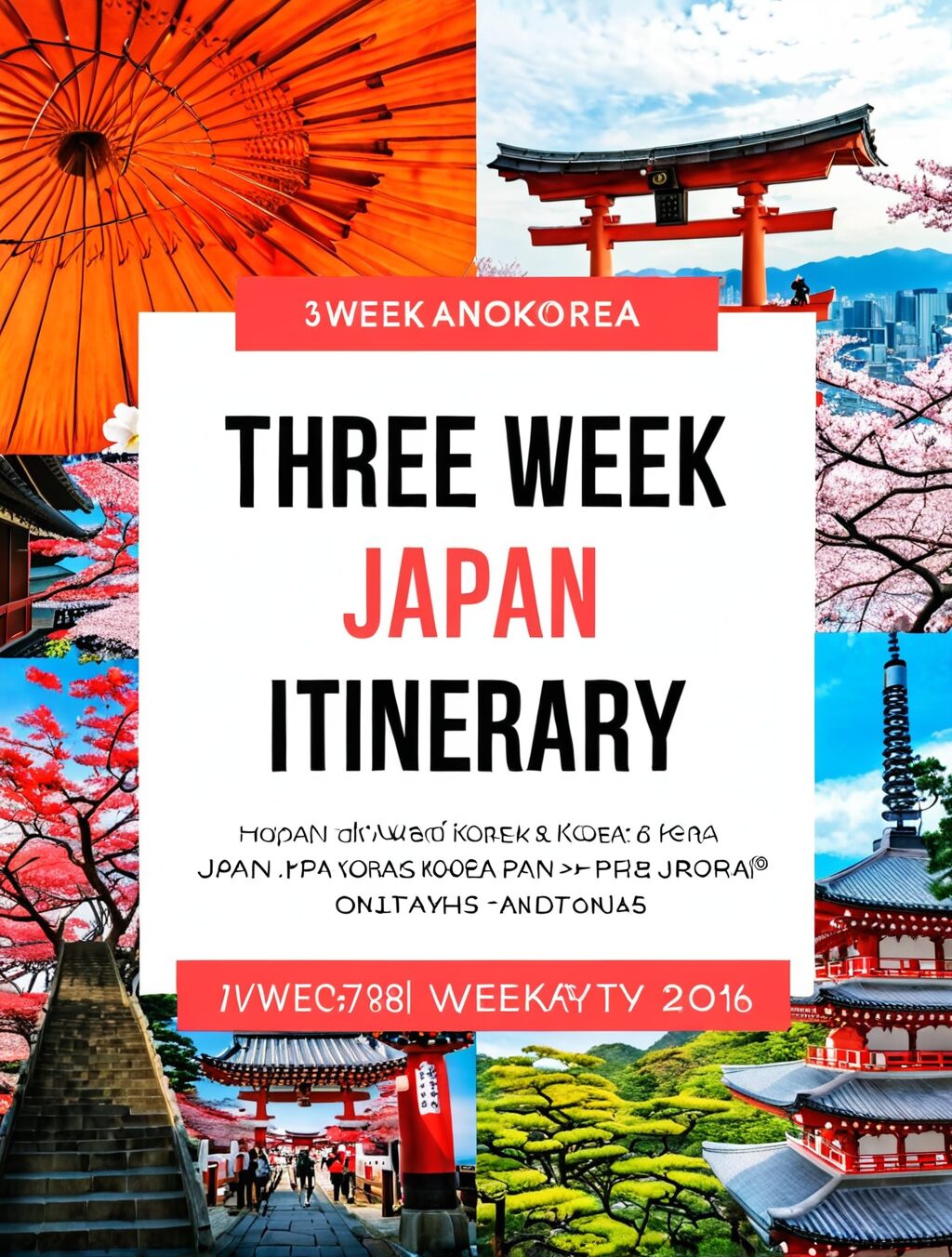 japan and korea 3 week itinerary