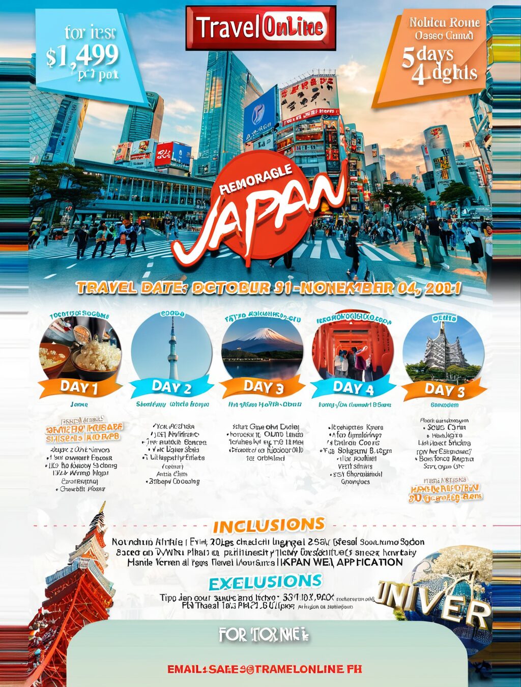 japan and south korea trip package