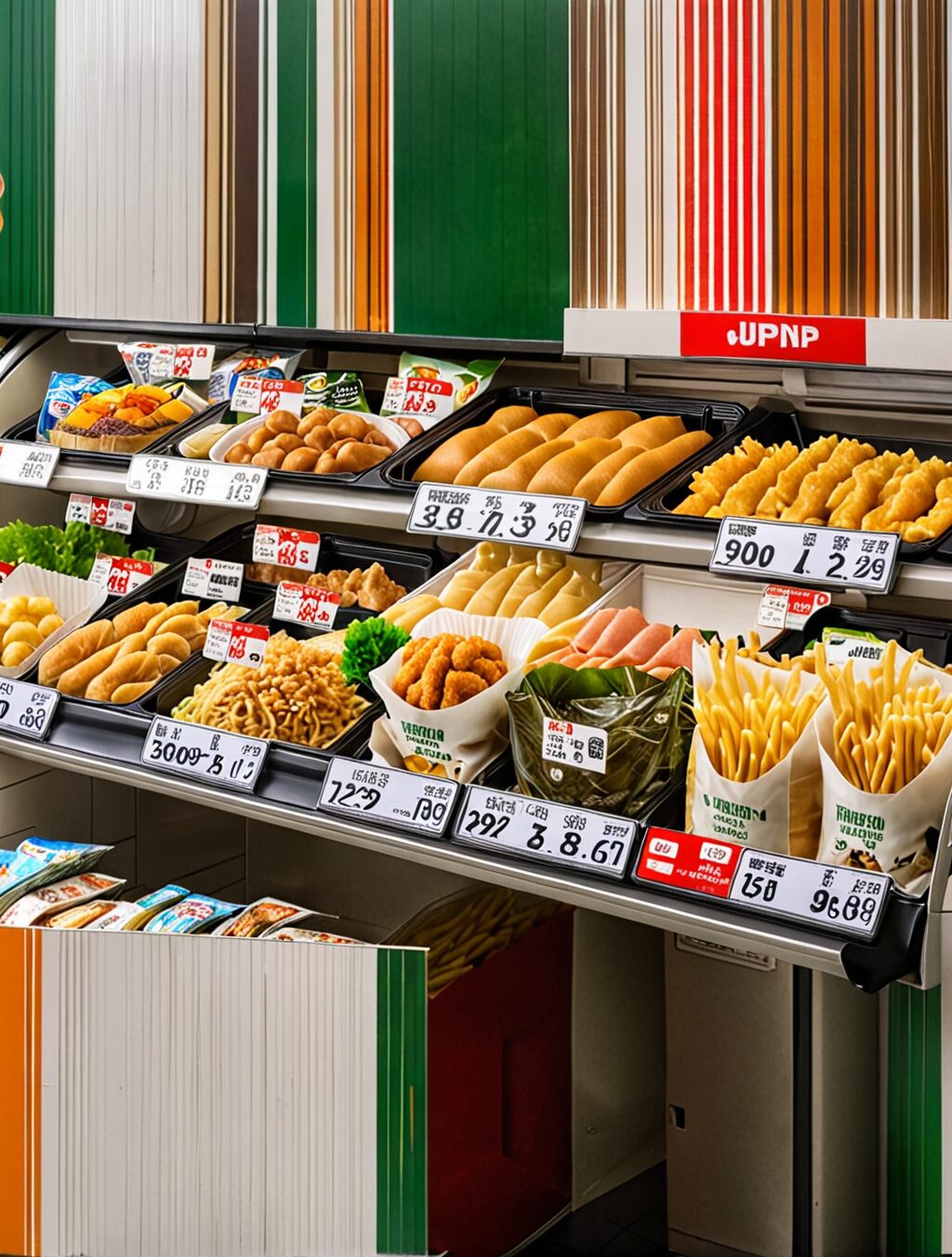 japan convenience store food price