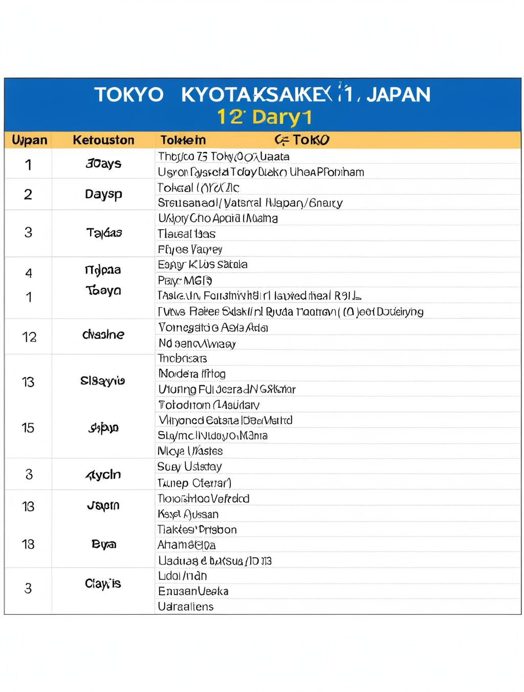 japan itinerary 12 days tokyo kyoto osaka