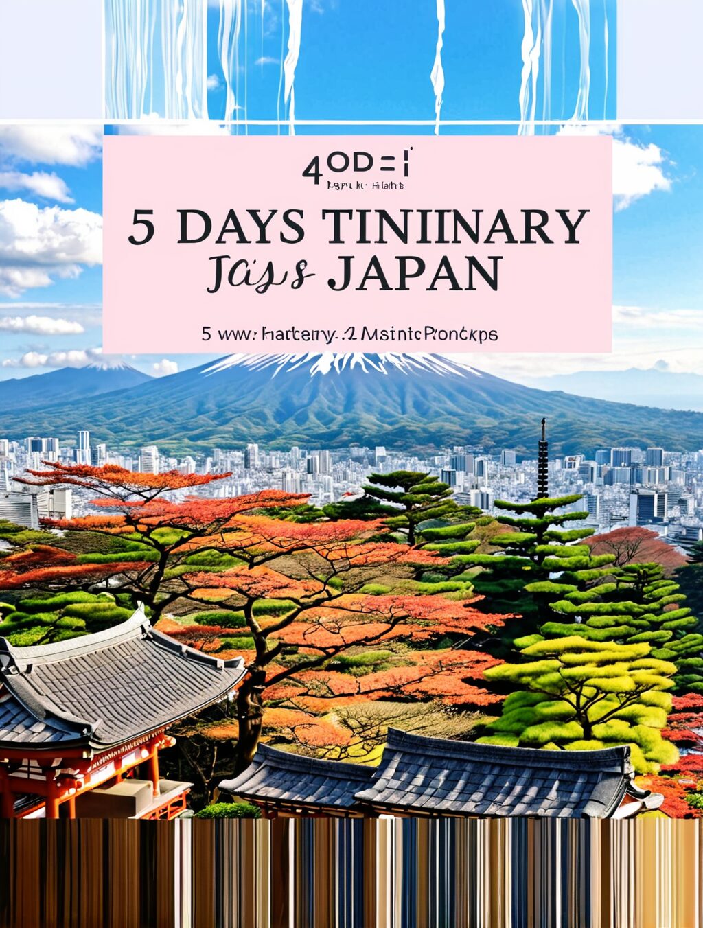 japan itinerary 5 days 4 nights