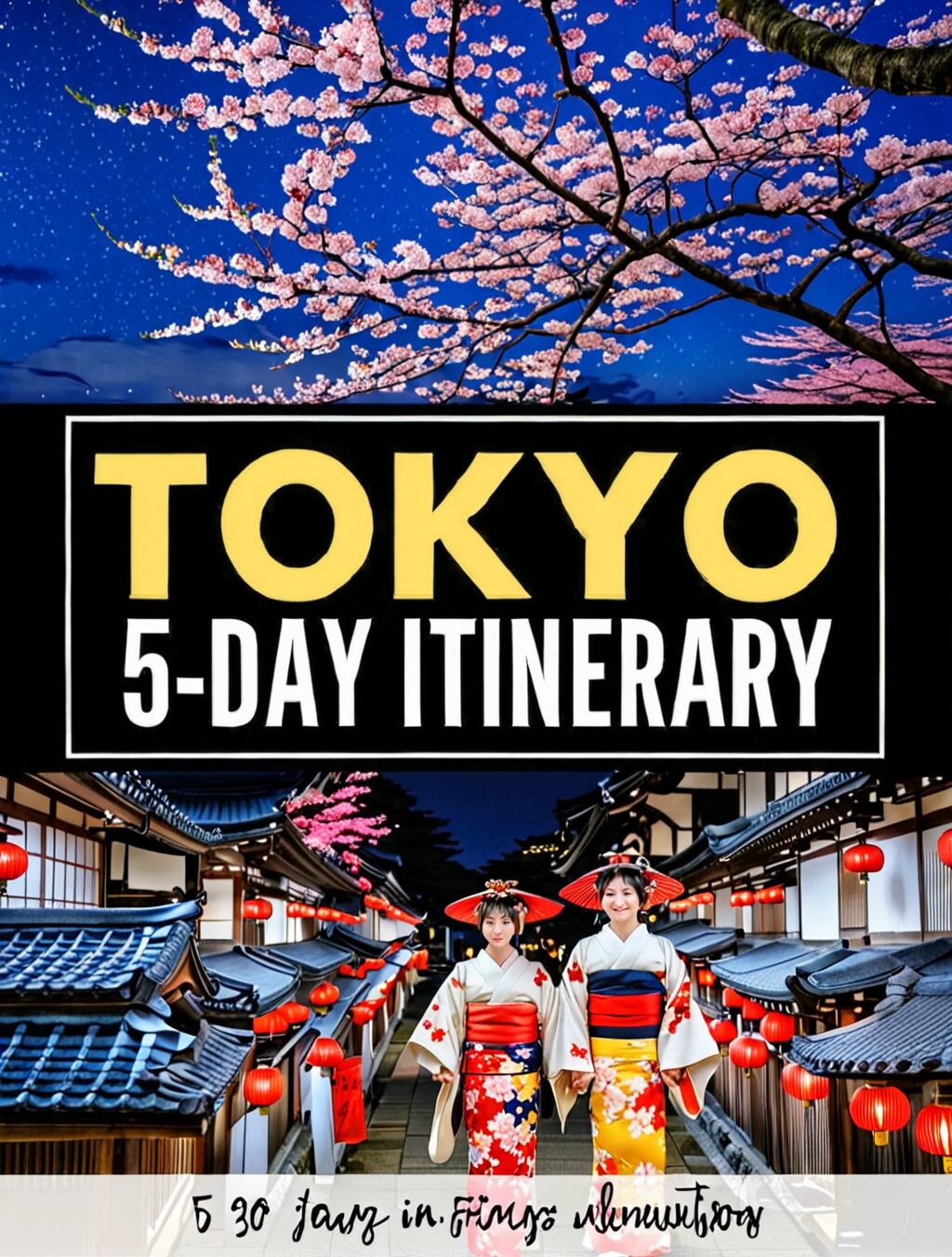 japan itinerary 5 days 4 nights