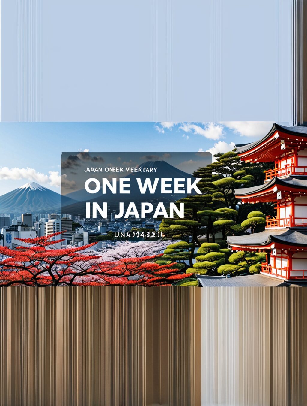 japan one week itinerary