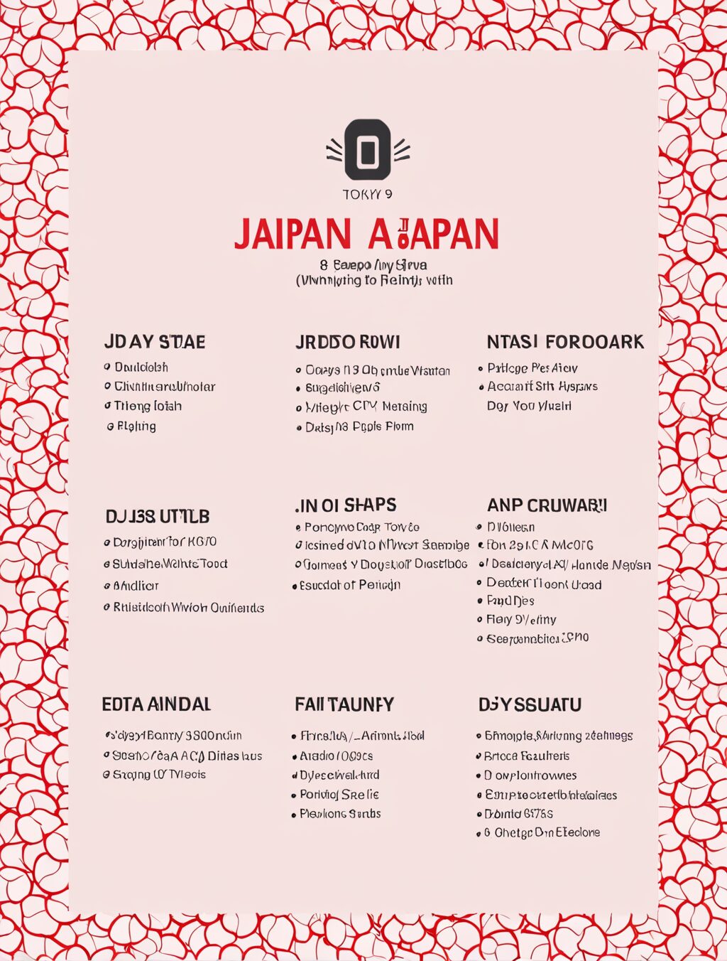 japan tokyo itinerary 9 days