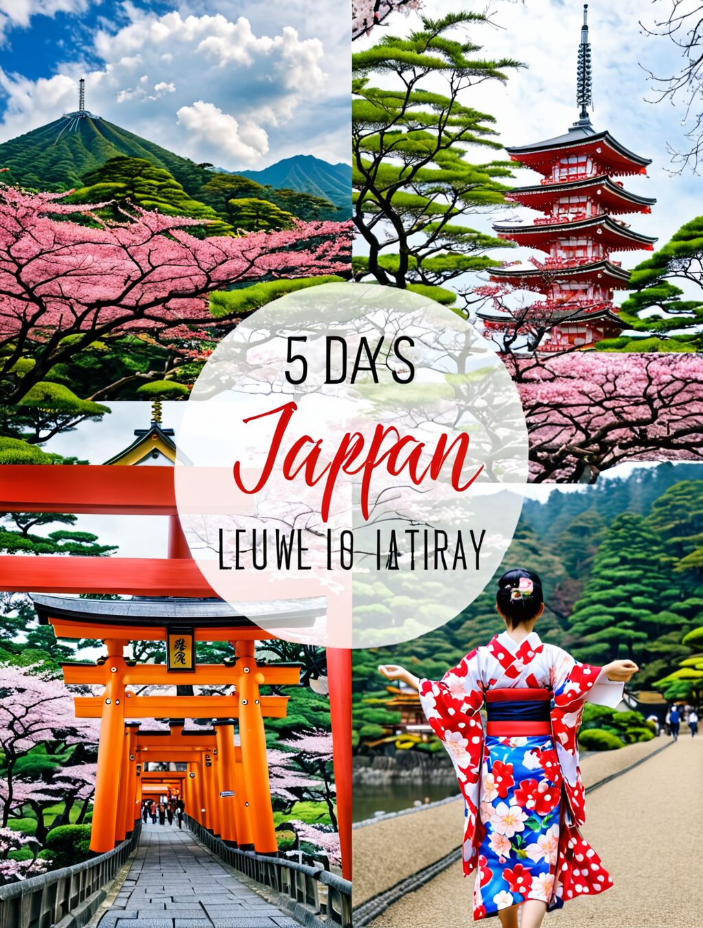 japan travel itinerary 5 days
