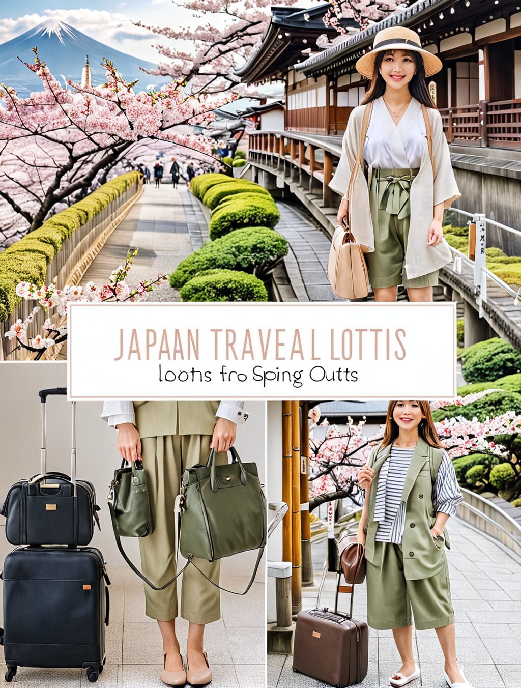 japan travel outfits spring