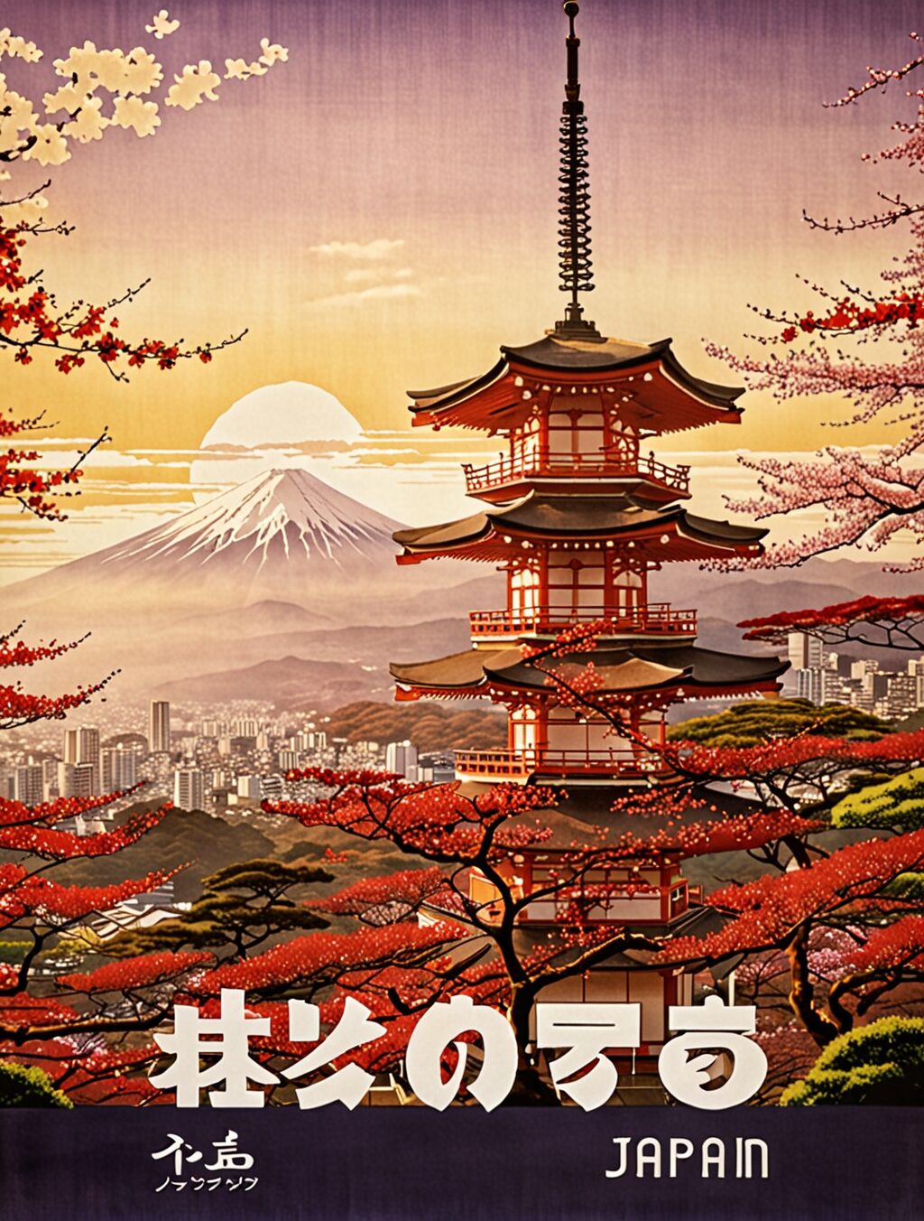 japan travel posters