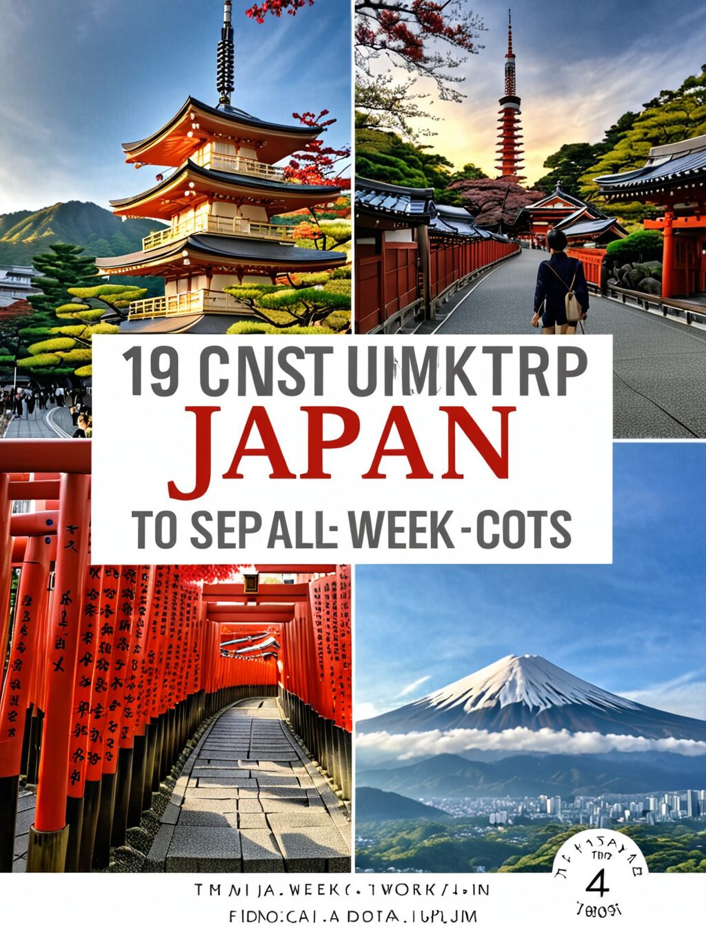 japan trip cost 1 week
