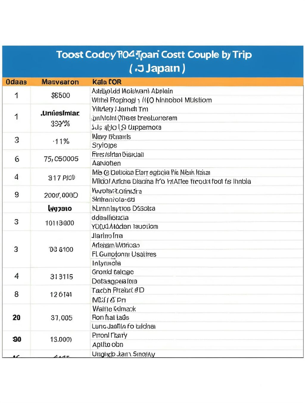 japan trip cost from india for couple