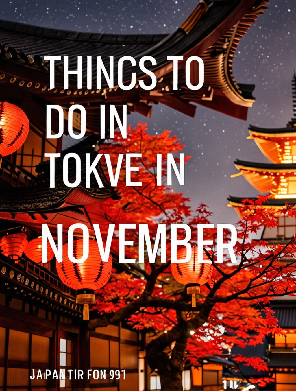 japan trip in november